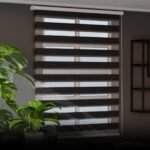 Bambu Zebra Perde - Kırçıllı Antrasit