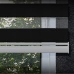 Bambu Zebra Perde - Siyah