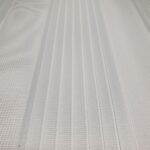 Dar Plise Zebra Perde - Beyaz