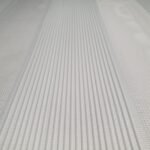 Micro Plise Zebra Perde - Beyaz