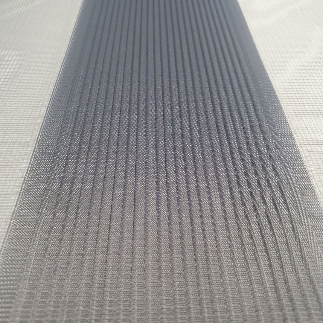 22003-1.jpg Micro Plise Zebra Perde - Gri - Görsel 1