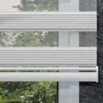 Geniş Plise Zebra Perde - Beyaz