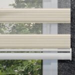 Geniş Plise Zebra Perde - Krem