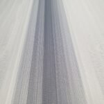 Beyaz Çerçeve Zebra Perde - Beyaz Gri