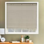 50mm Merdiven İpli Ahşap Jaluzi Perde - Bej