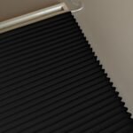 Plicell Plain Cam Balkon Plise Perde - Siyah